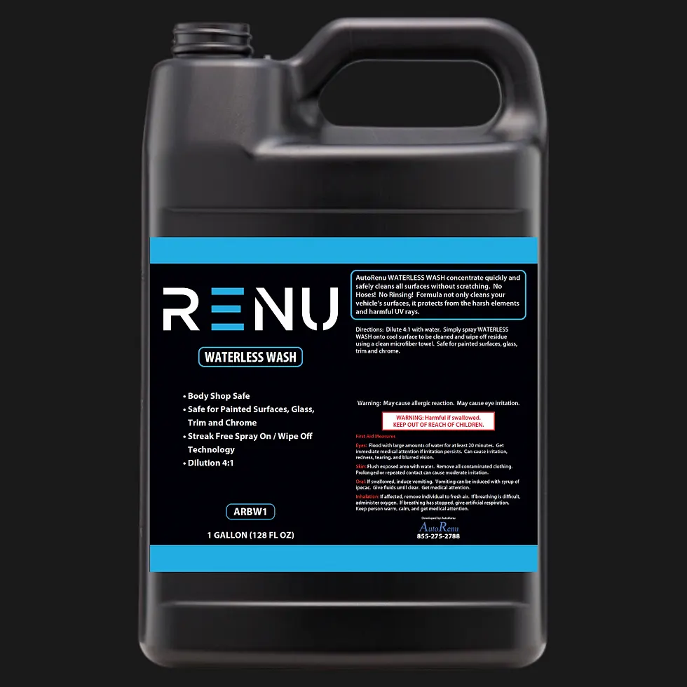 AutoRenu Waterless Wash (1 Gallon)