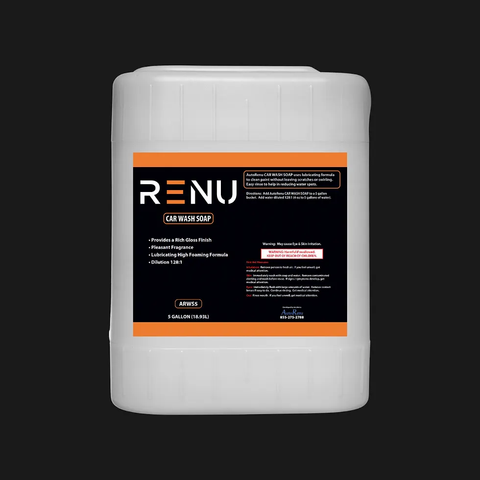 AutoRenu Car Wash Soap 5 gallon
