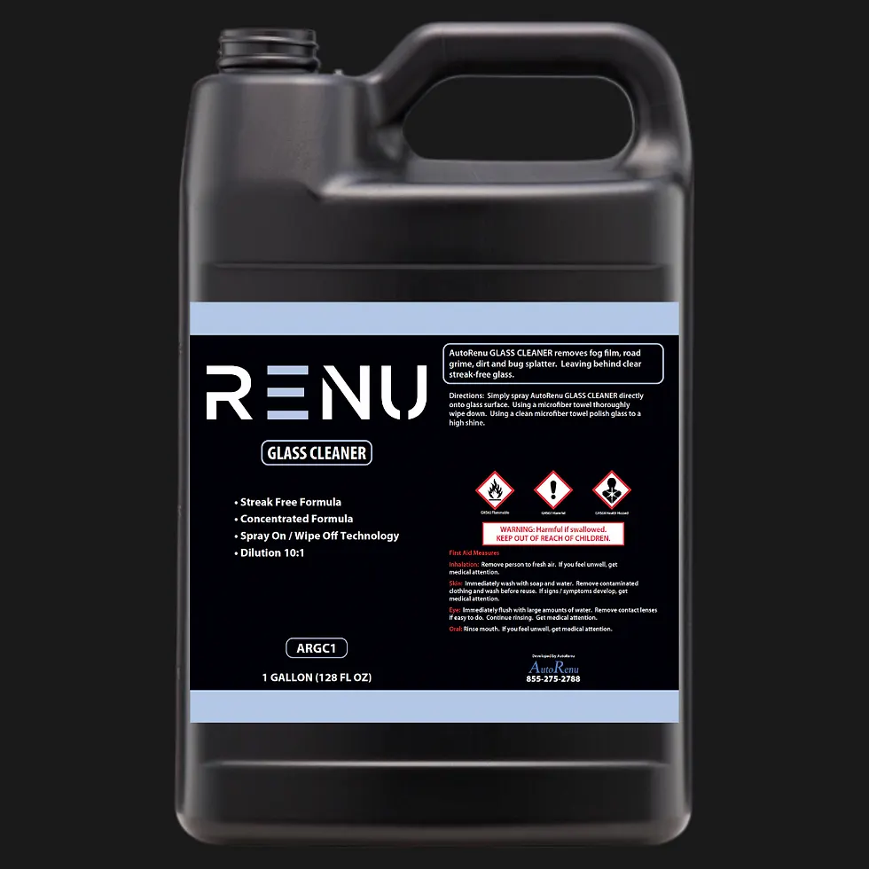 AutoRenu Glass Cleaner Concentrate 1 Gal