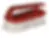 6" Synthetic Iron Style Scrub Brush, Red